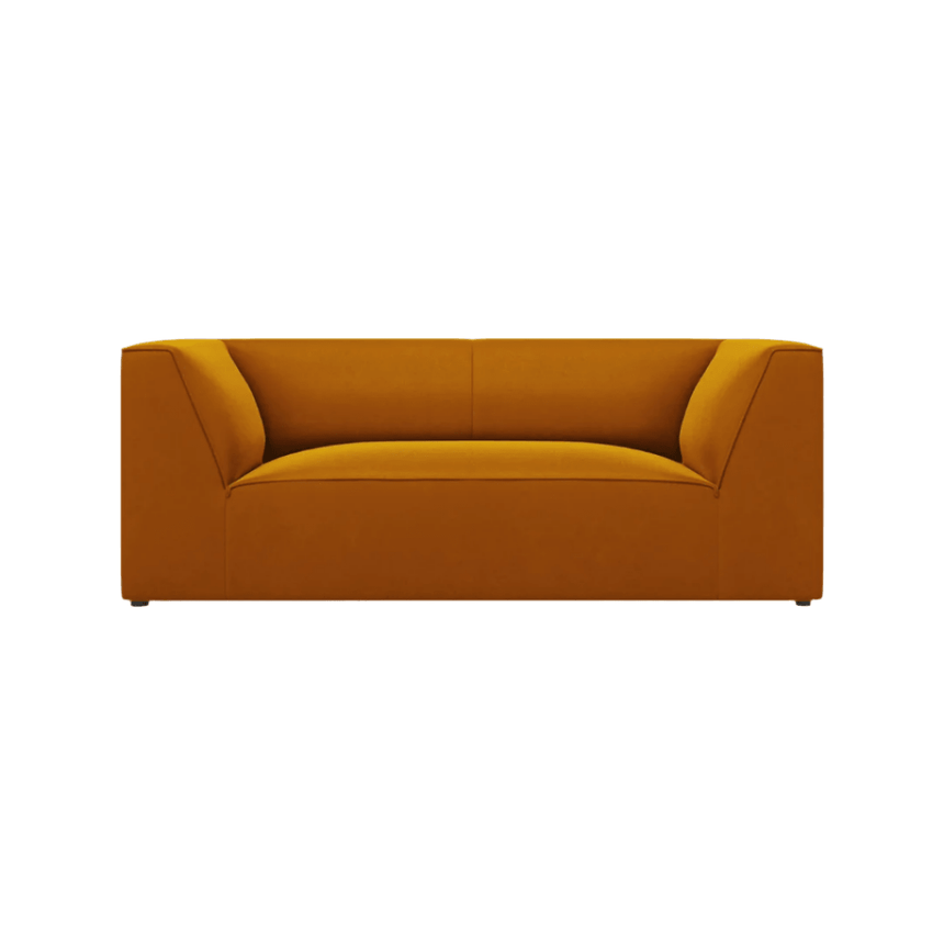 Ruby 2-seater velvet sofa