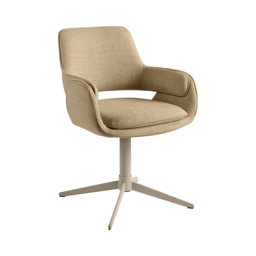 Harvey fabric swivel chair