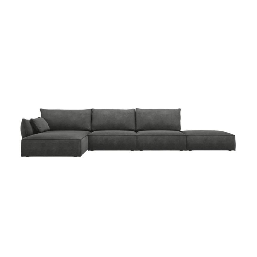 Kaelle left chenille corner sofa 364x171