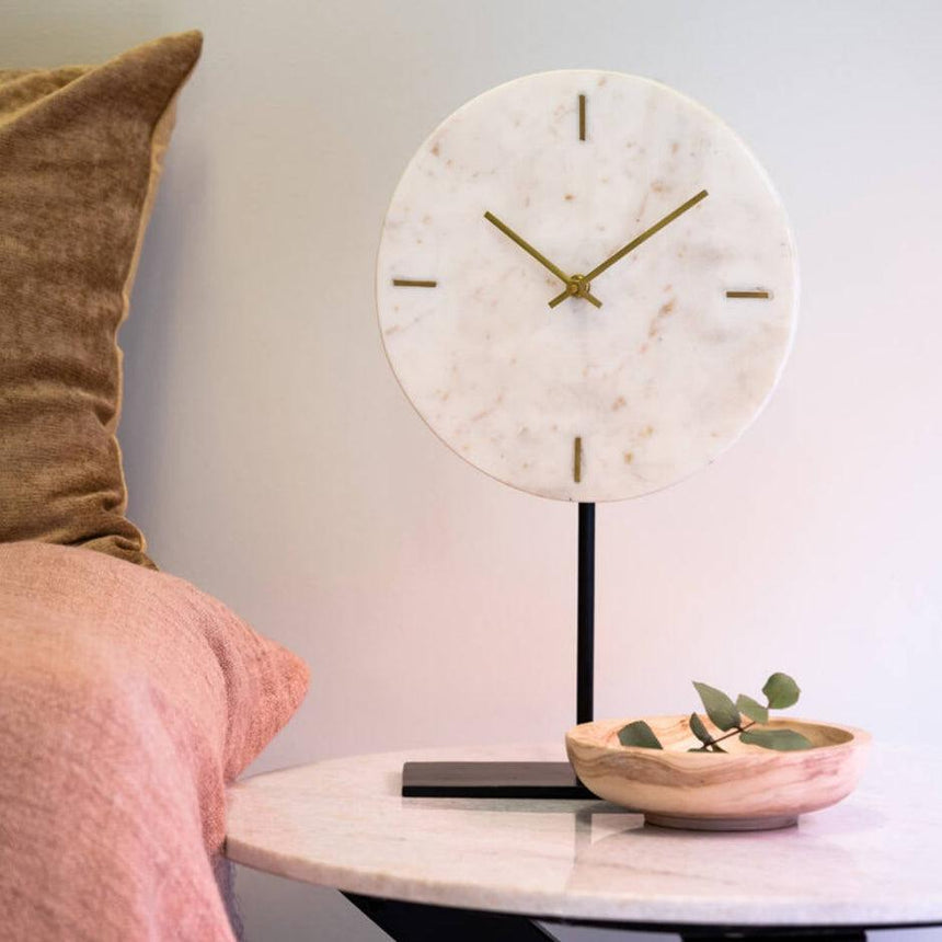 Moreno márvány asztali óra