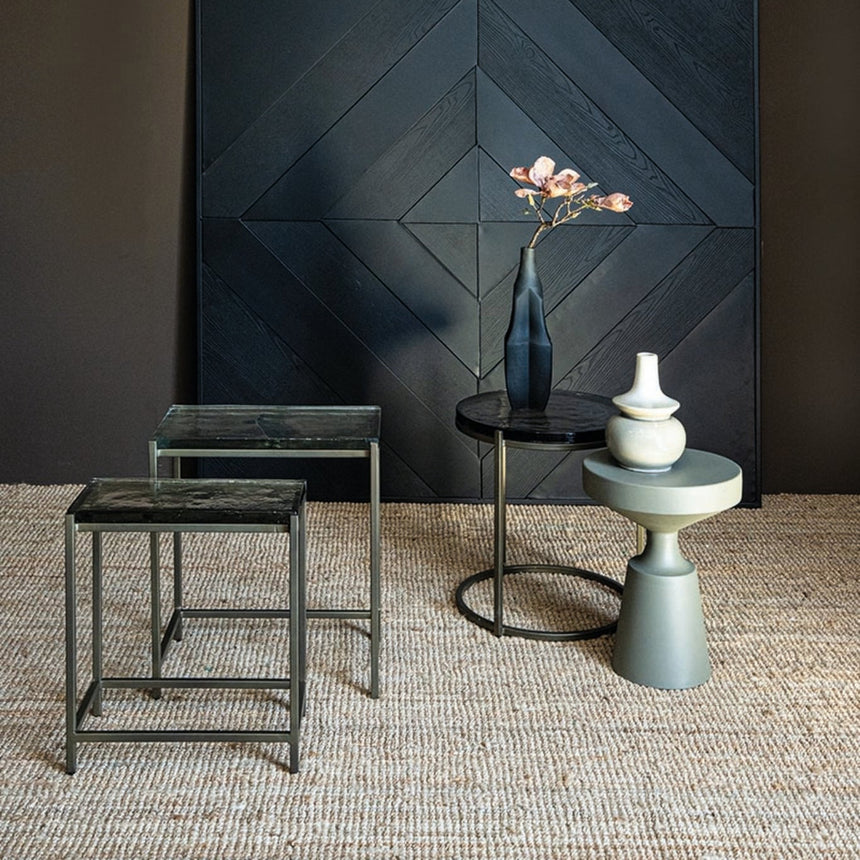 Lucinde üveg lerakóasztal szettben