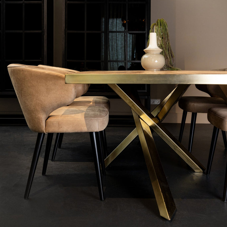 Noa wooden bedside table