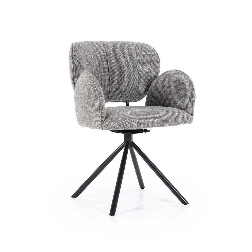 Rosalin forgó szövet szék - Dutch Home