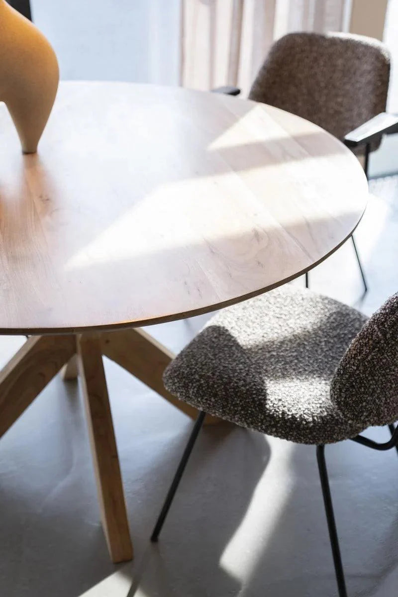 Nikki fa étkezőasztal Ø130 - Dutch Home