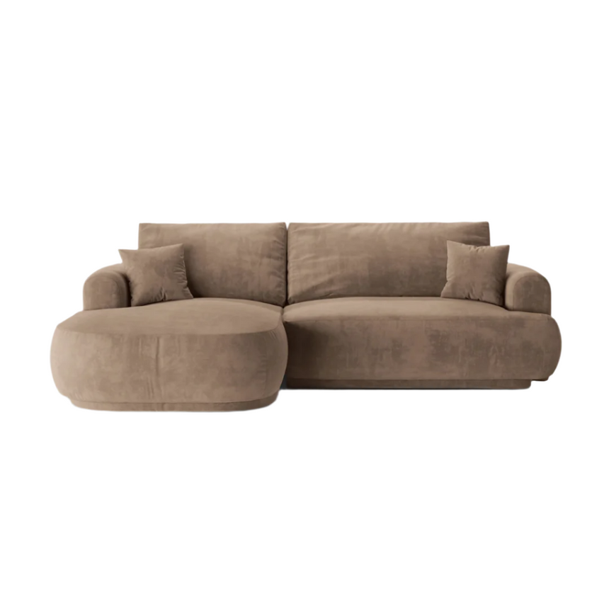 Ella balos bársony sarokkanapé