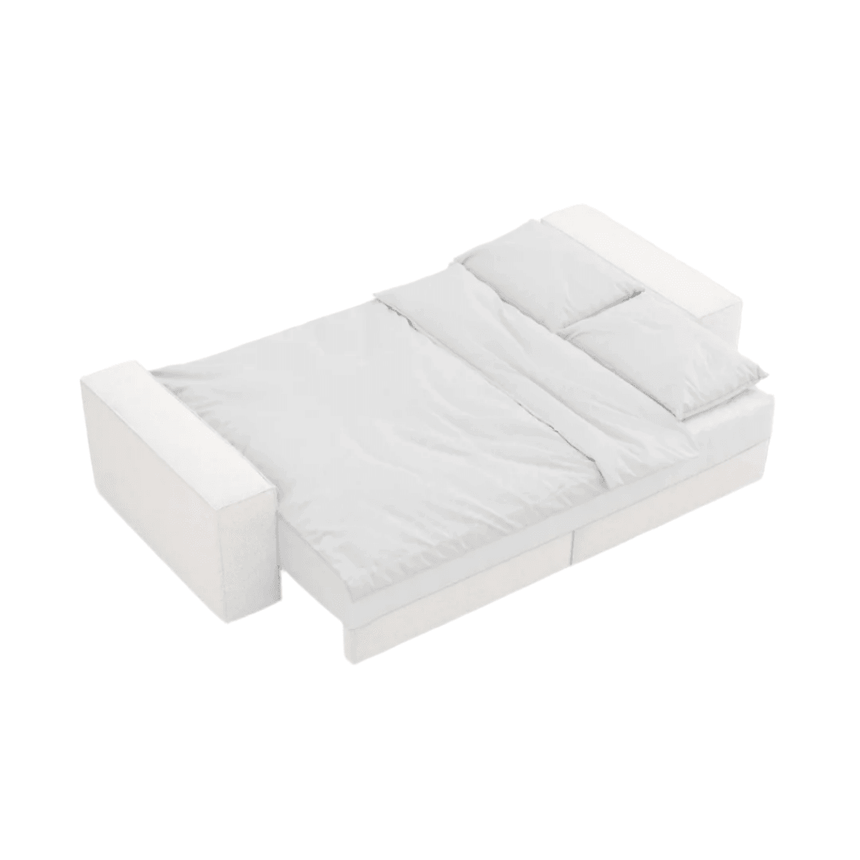 Jodie 3-seater bouclé sofa 247x107