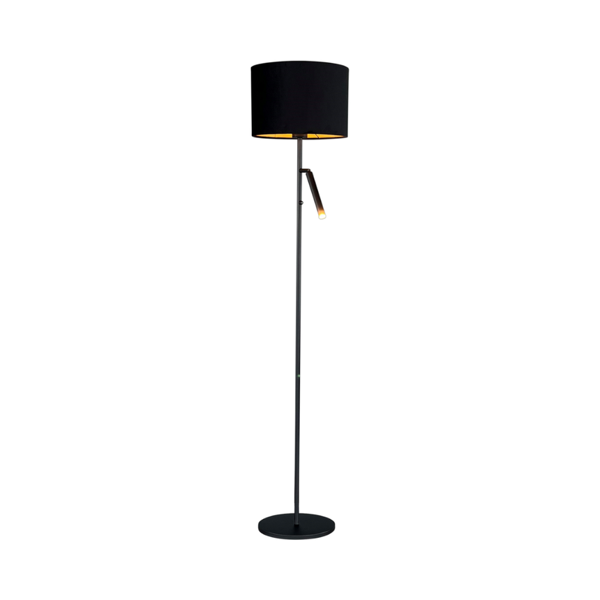 Flute fabric floor lamp