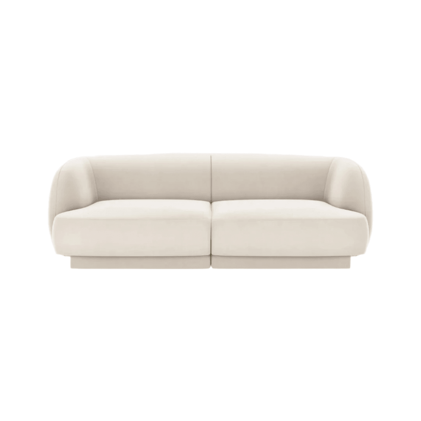 Miley 2-seater velvet sofa