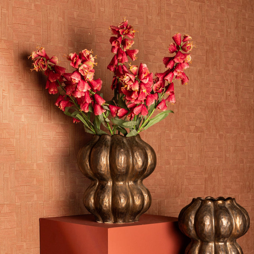 Niek agyag virágtartó