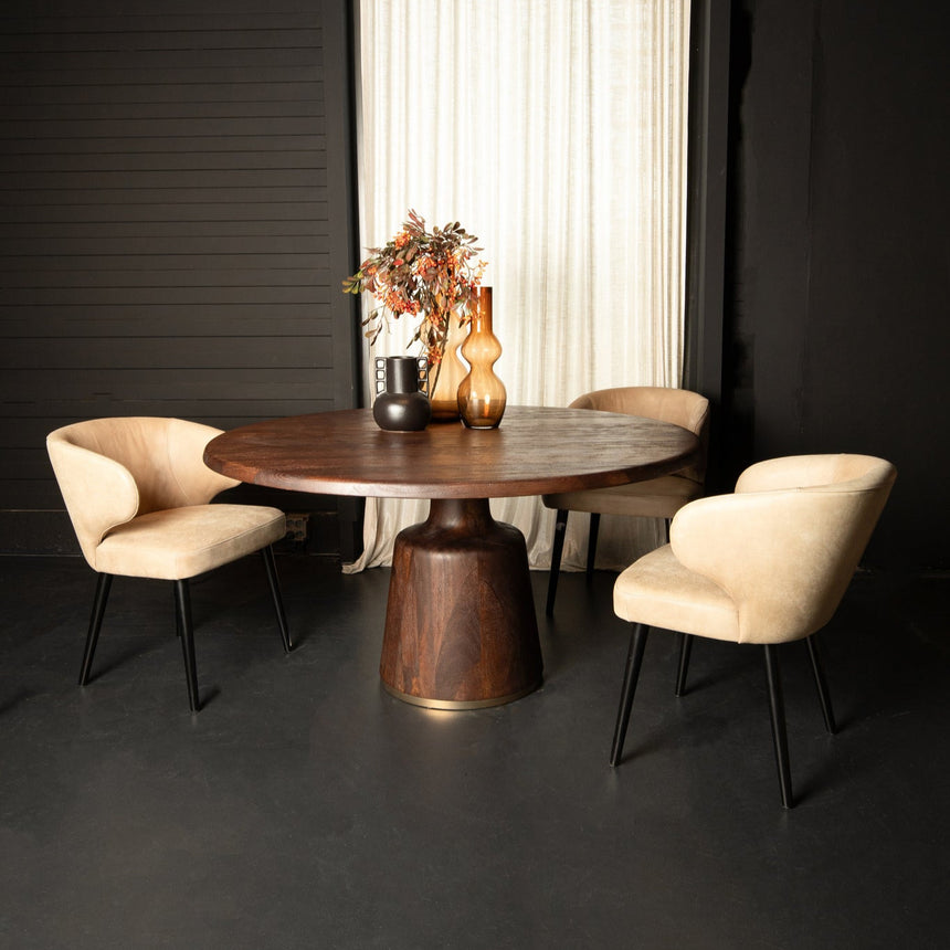 Noa wooden bedside table