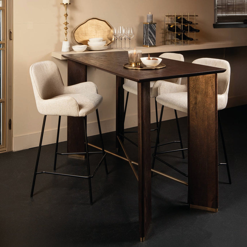 Noa wooden bedside table