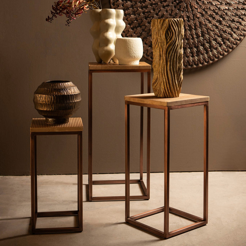 Noa wooden bedside table