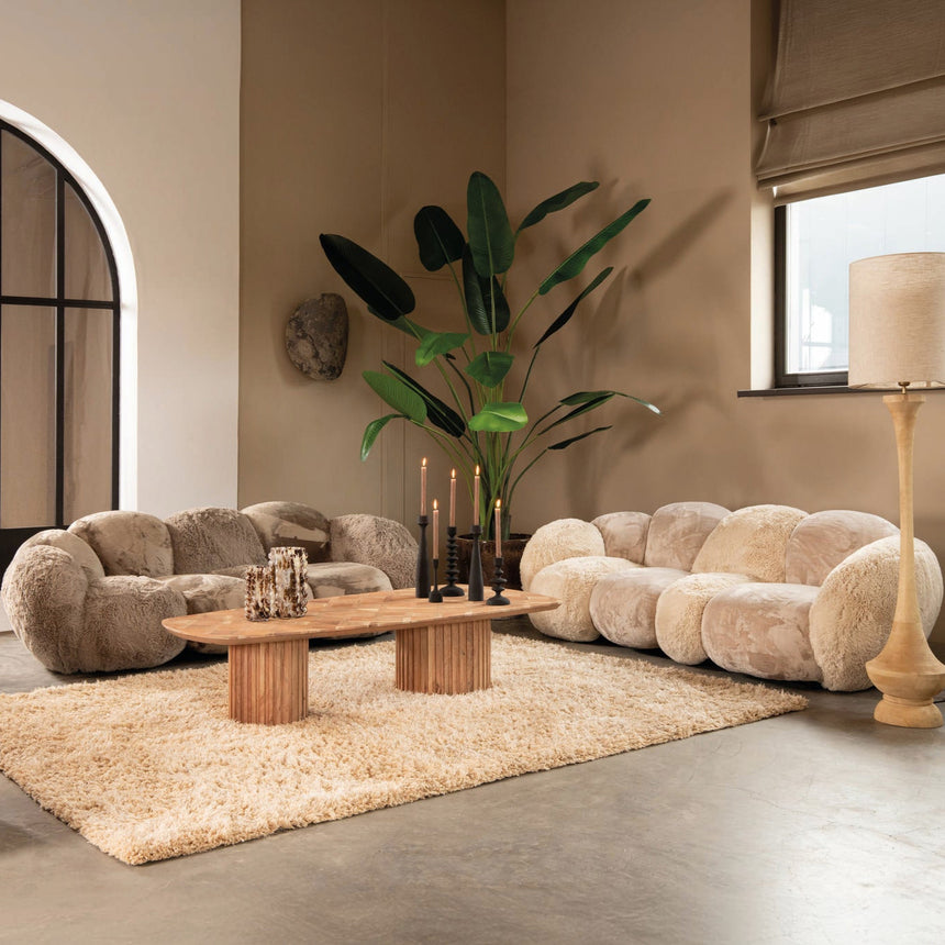 Noa wooden bedside table