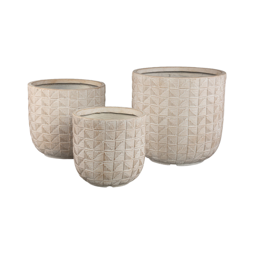 Suguna kerámia virágtartó szettben