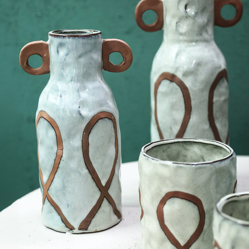 Noa wooden bedside table