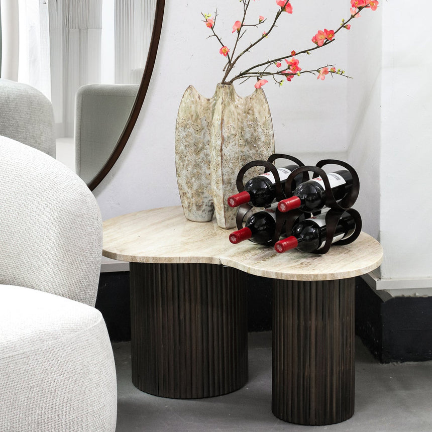 Noa wooden bedside table