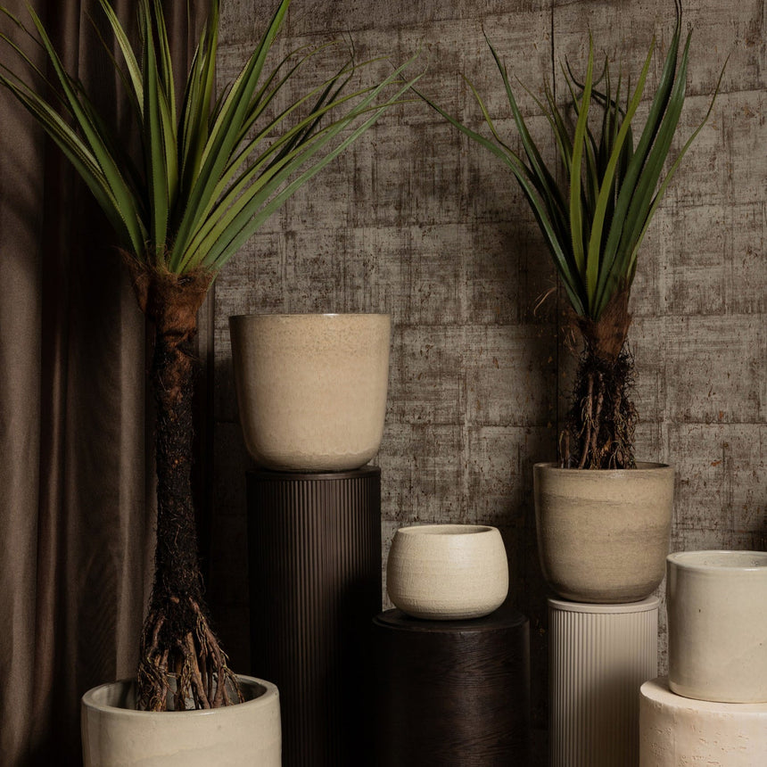 Rosanne agyag virágtartó szettben