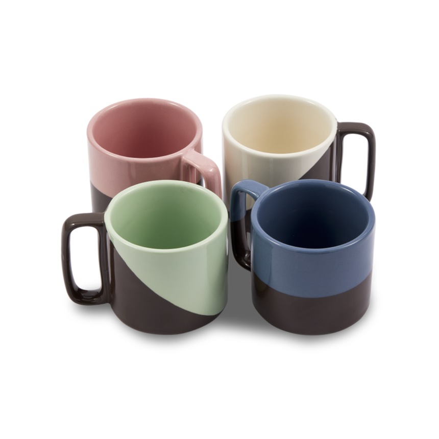 Stacking porcelán bögre szettben