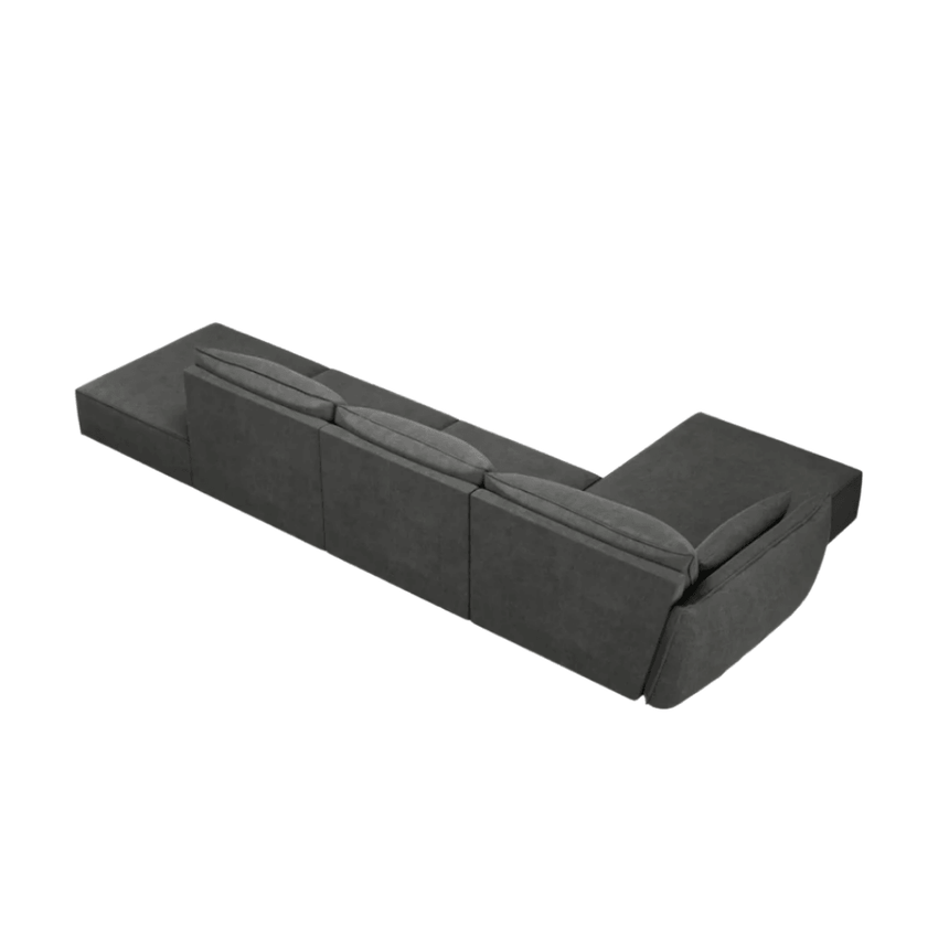 Kaelle left chenille corner sofa 364x171