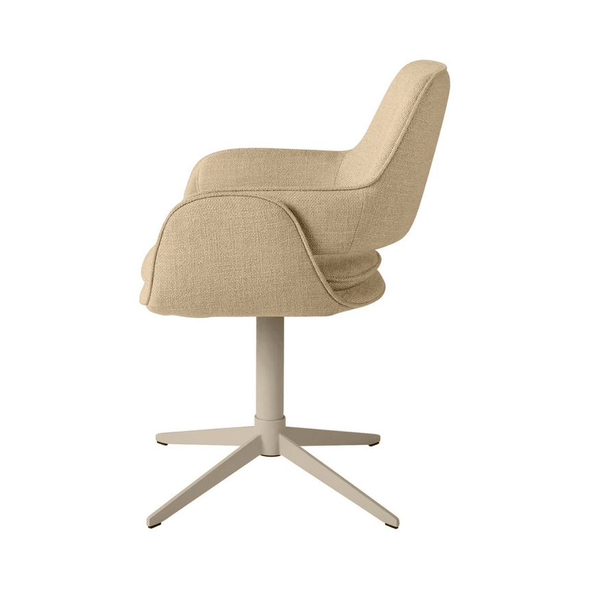 Harvey fabric swivel chair
