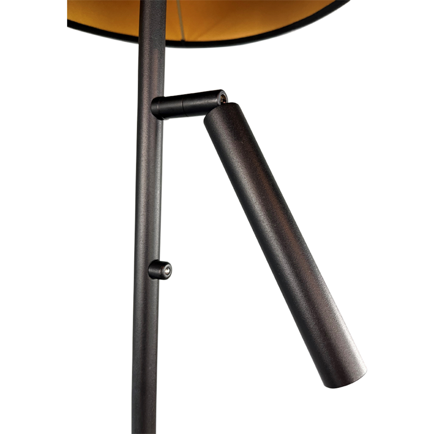 Flute fabric floor lamp