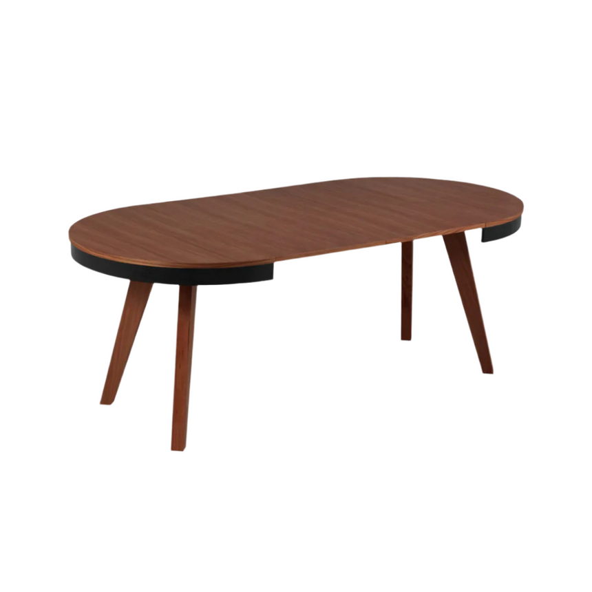 Ludia extendable wooden dining table