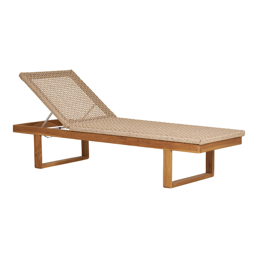 Derby rattan sun lounger