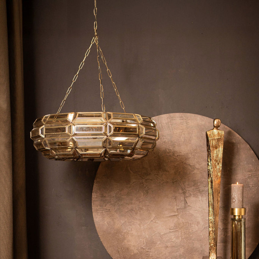 Thyro üveg függőlámpa