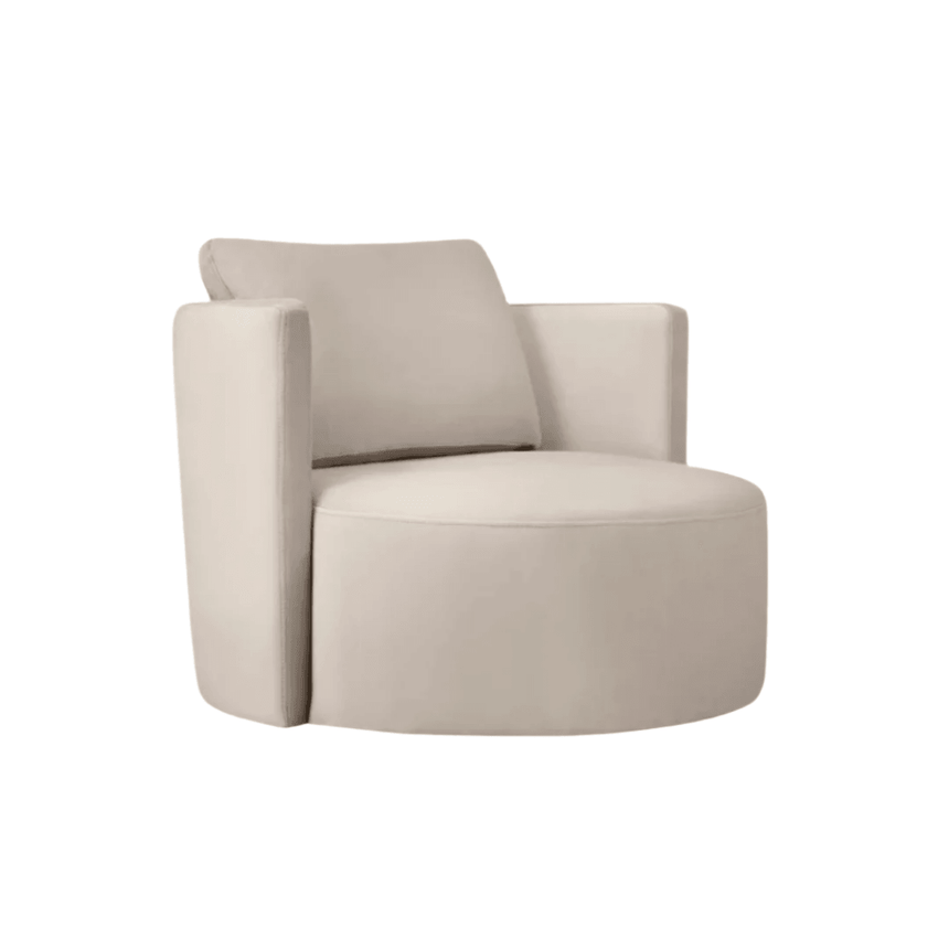 Bliss bársony forgó fotel 92x92