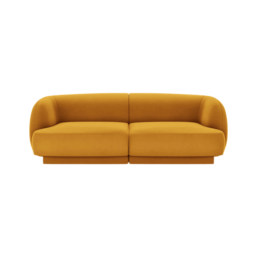 Miley 2-seater velvet sofa