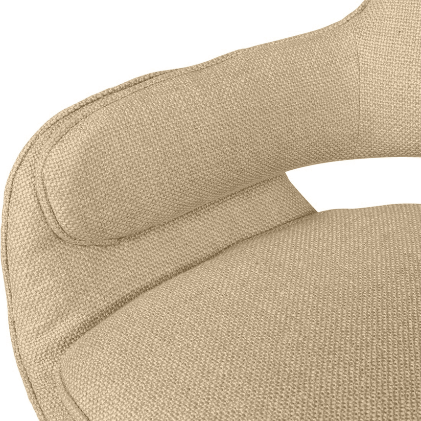 Harvey fabric swivel chair