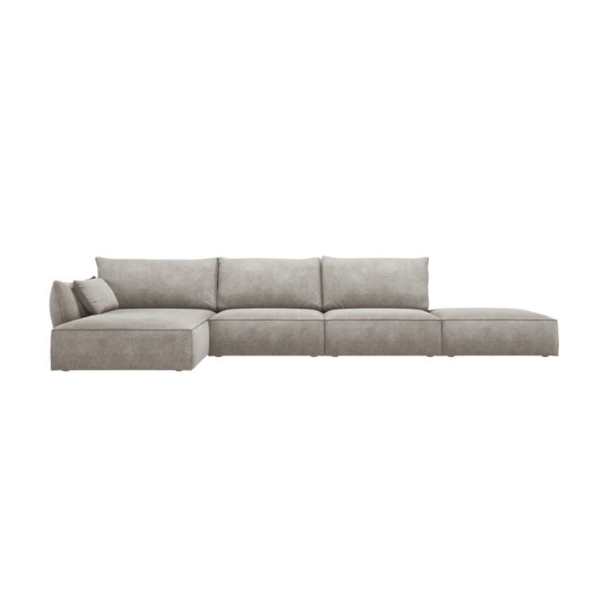 Kaelle left chenille corner sofa 364x171