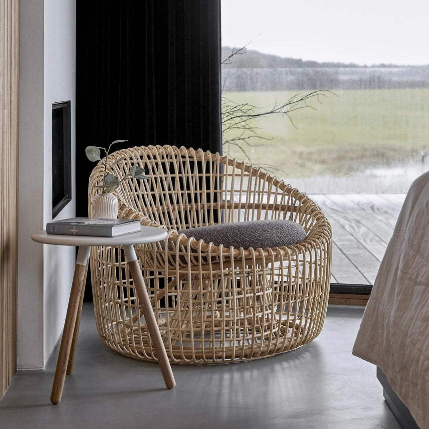 Nest szövet fotel 85x80