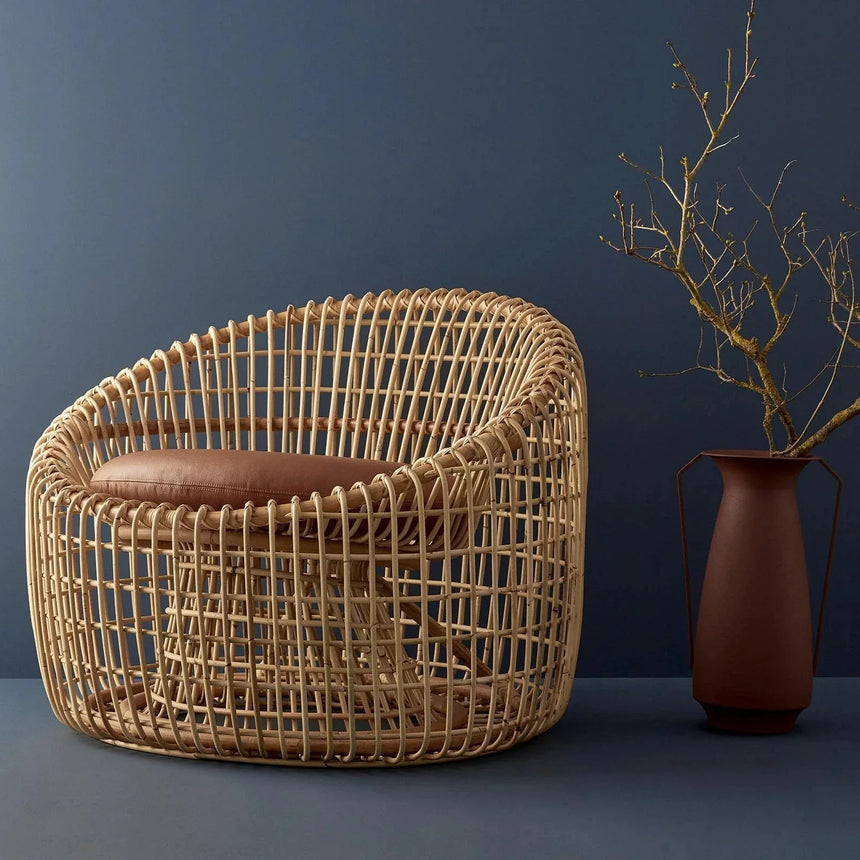 Nest bőr fotel 85x80