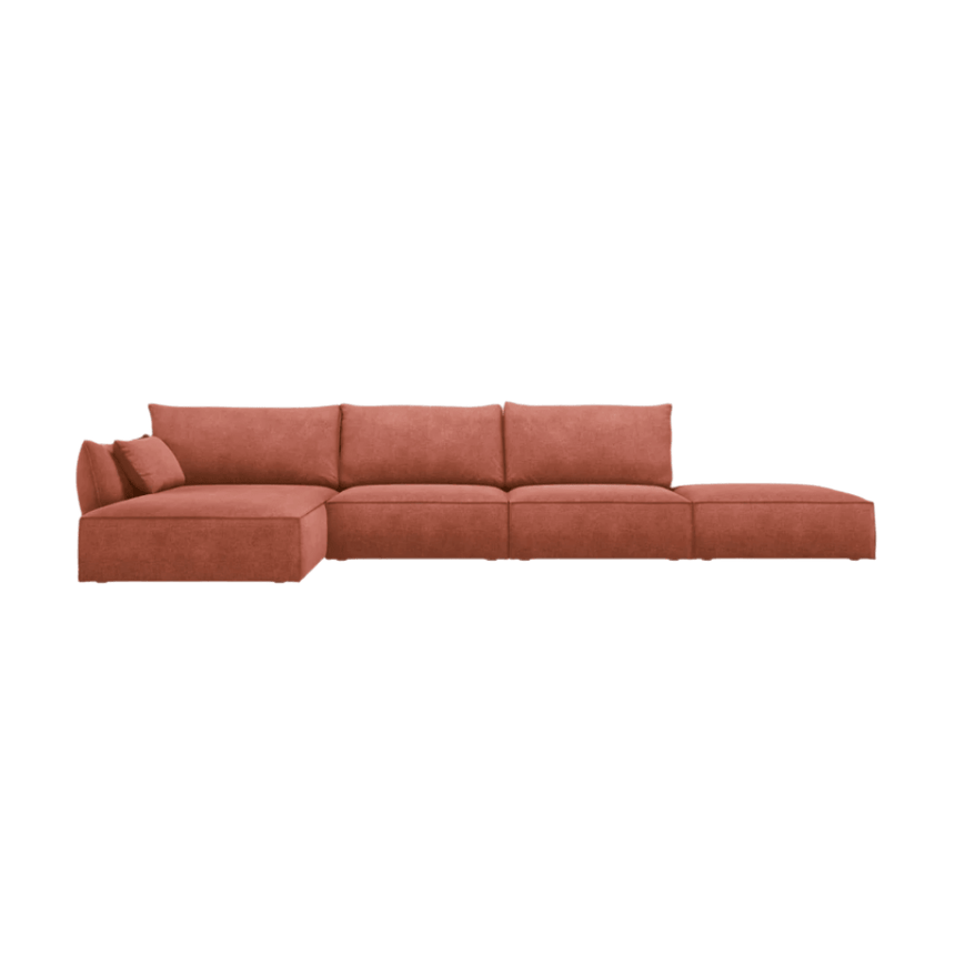Kaelle left chenille corner sofa 364x171