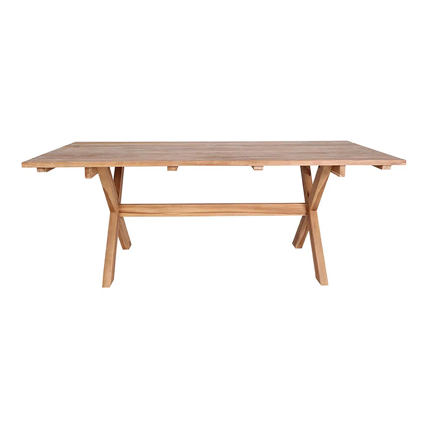 Murcia wooden garden table 200x90