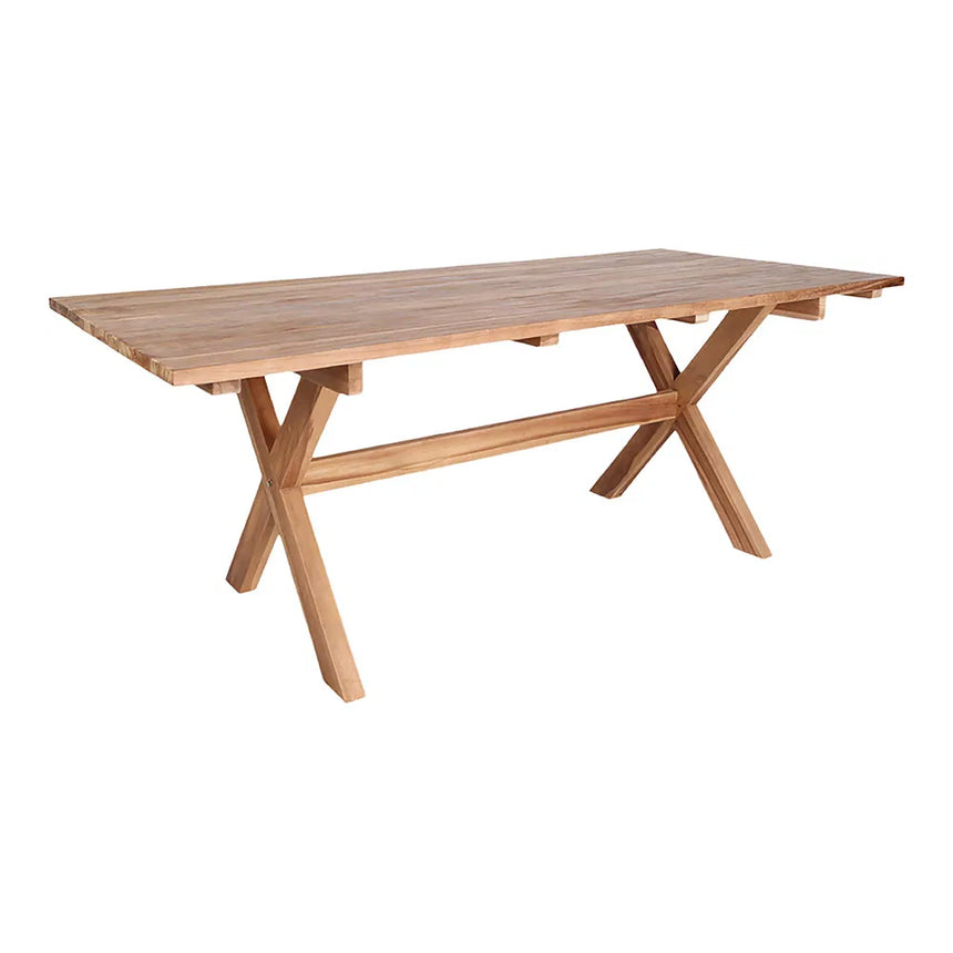 Murcia wooden garden table 200x90