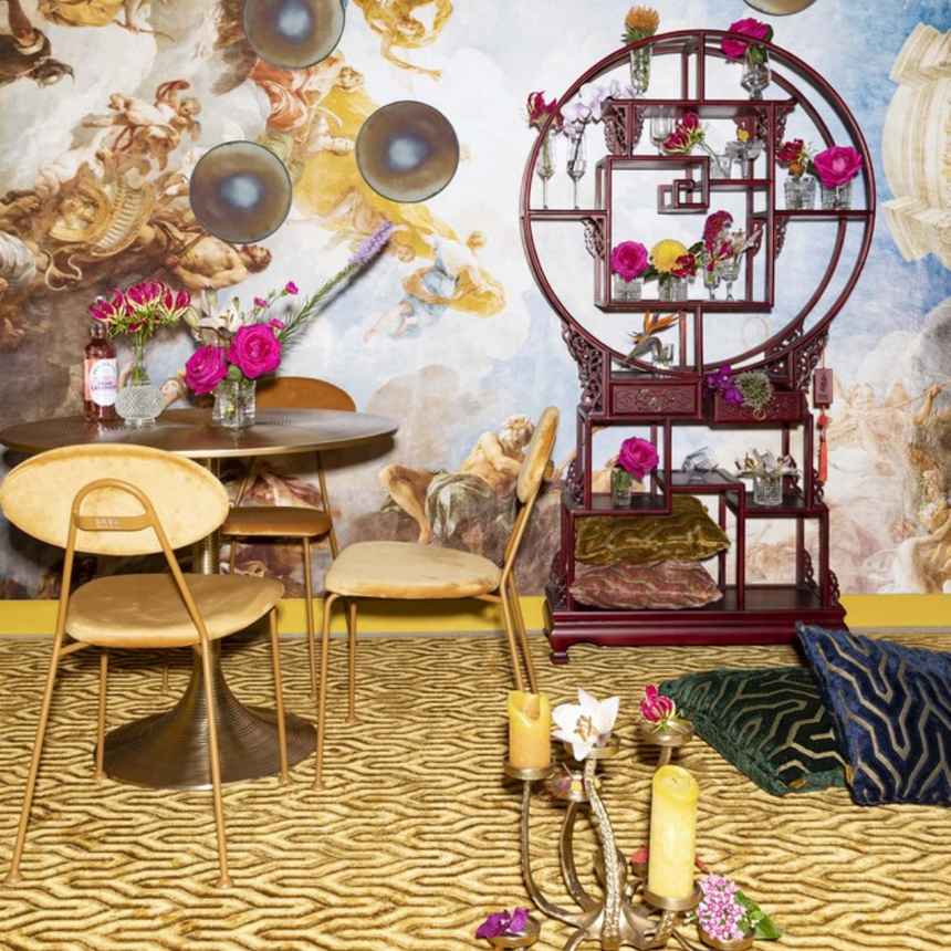 Luciene glass wall lamp