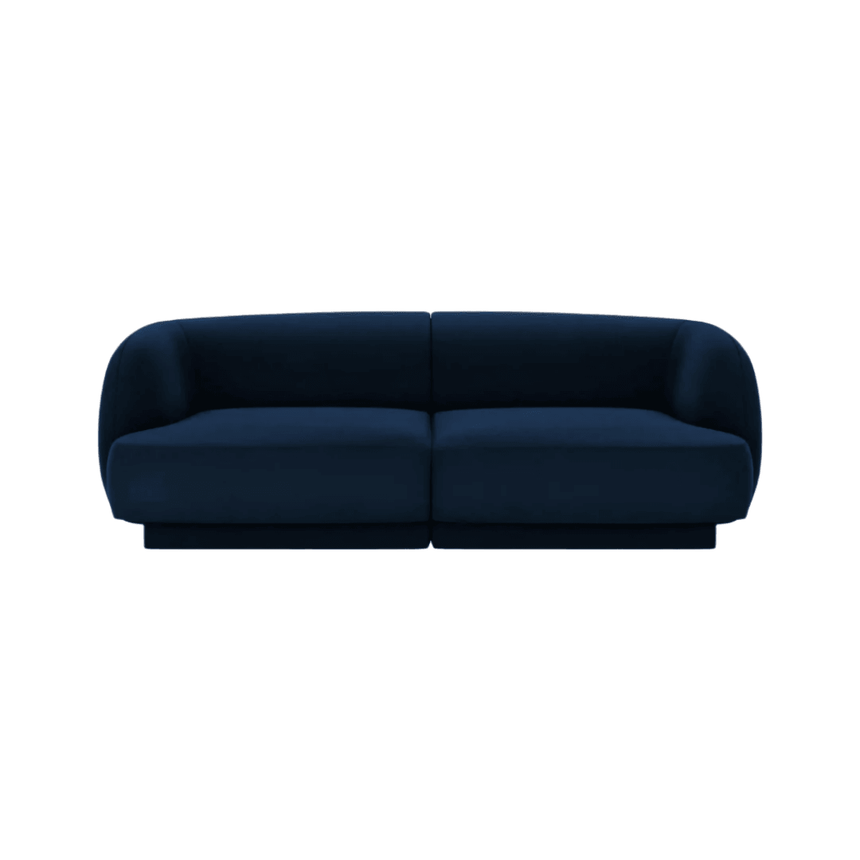 Miley 2-seater velvet sofa