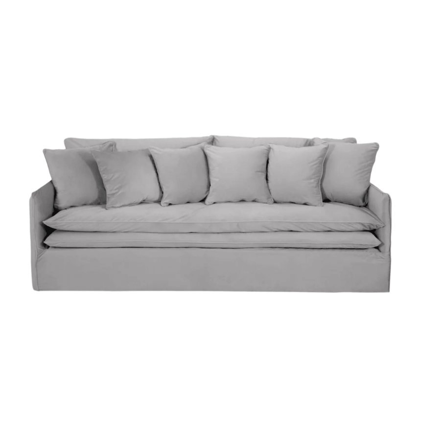 Boho 4-seater velvet sofa
