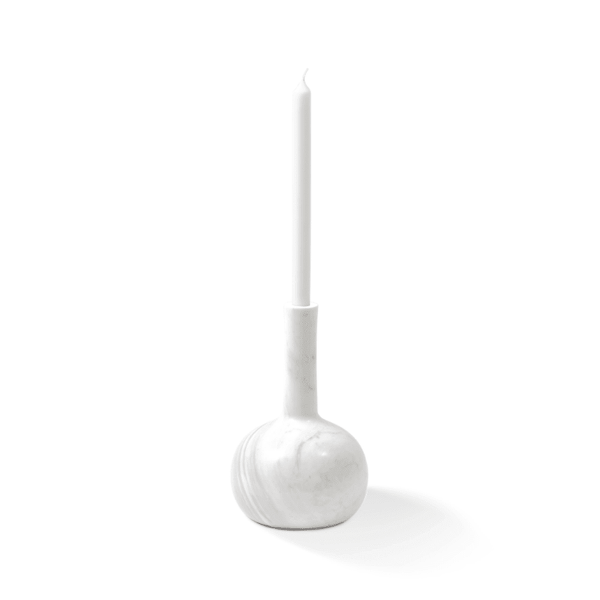 Heritage Bell Marble Candle Holder