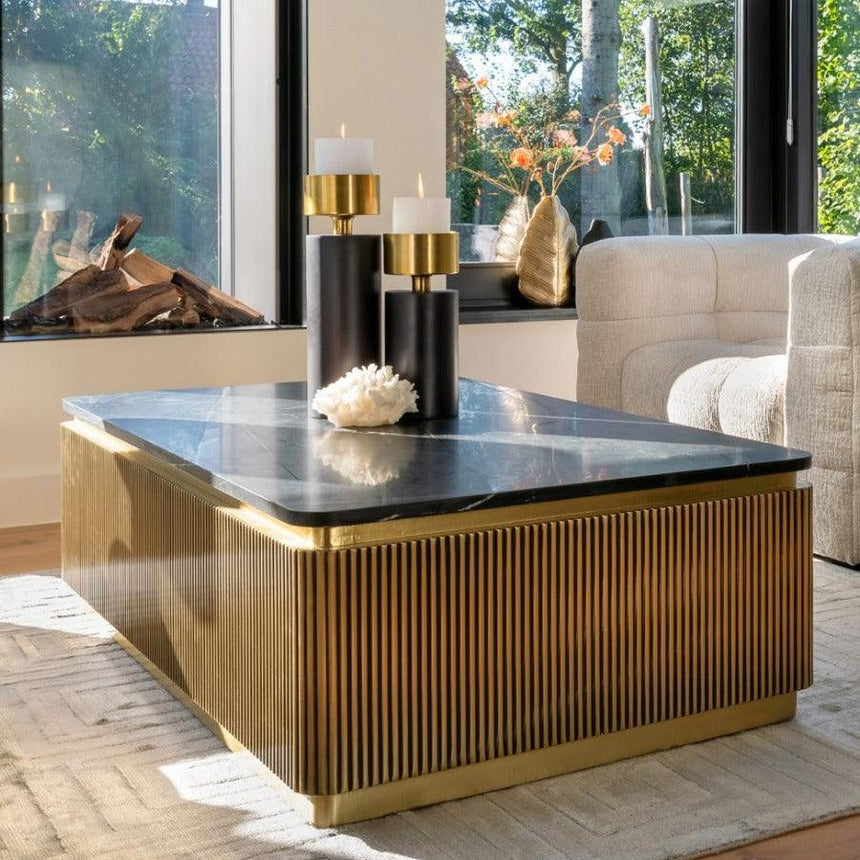 Ironville márvány dohányzóasztal 140x80 - Dutch Home