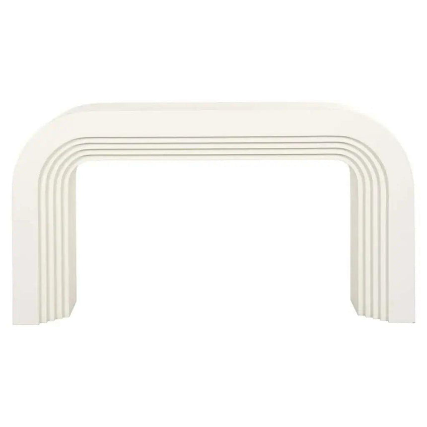 Rainbow wooden console table