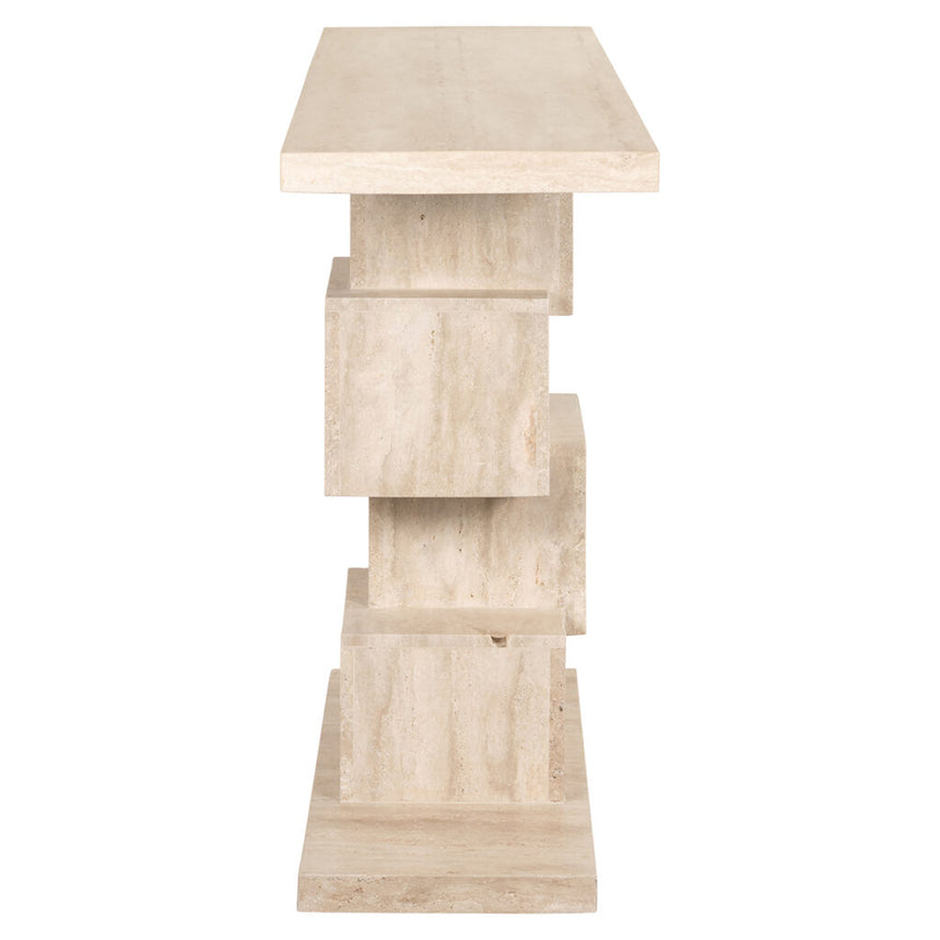 Arvada Limestone Console Table