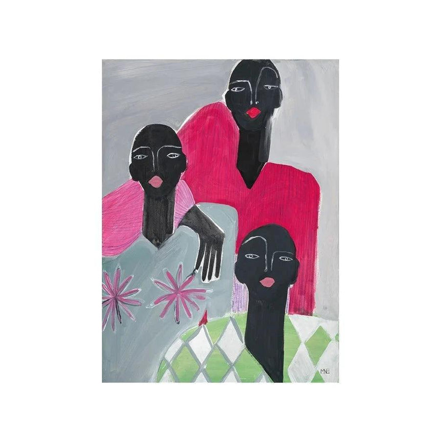 We Are Family design canvas print