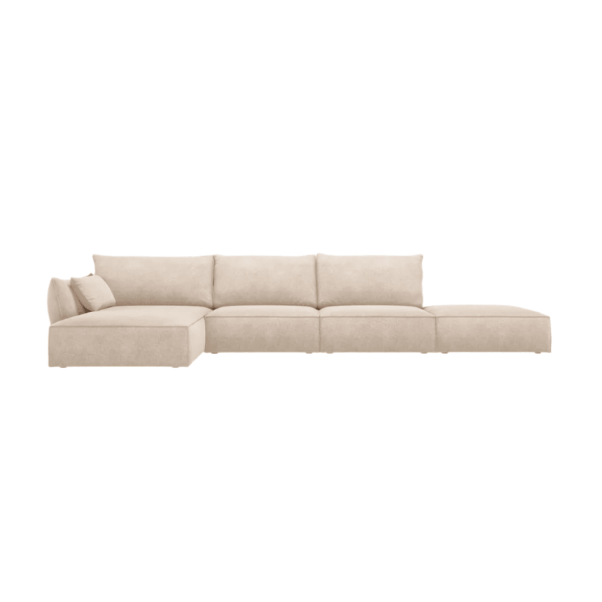 Kaelle left chenille corner sofa 364x171