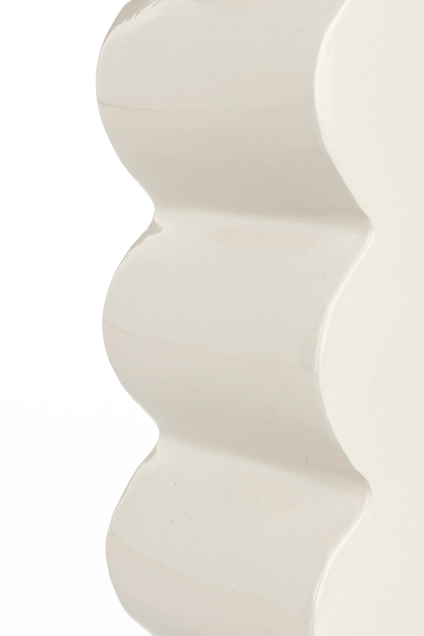Curves fém váza nagy