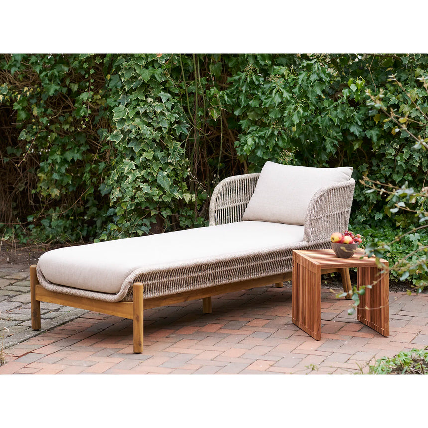 Terracina fabric sun lounger