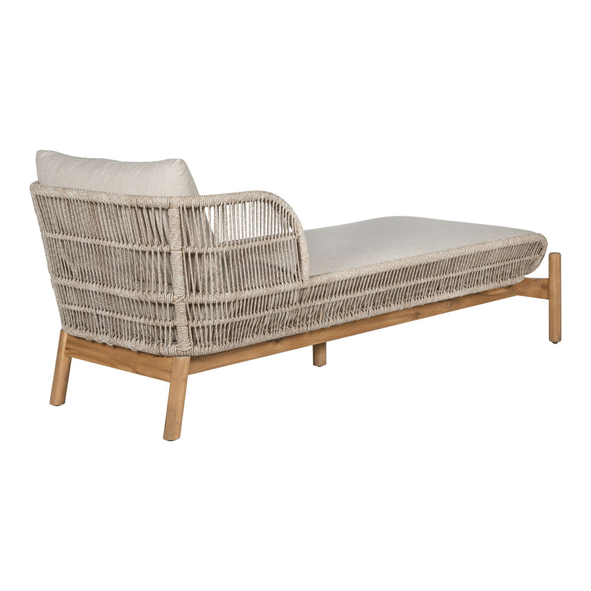 Terracina fabric sun lounger