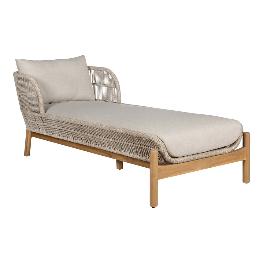 Terracina fabric sun lounger
